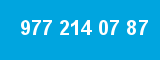 977 214 07 87 977 214 07 87